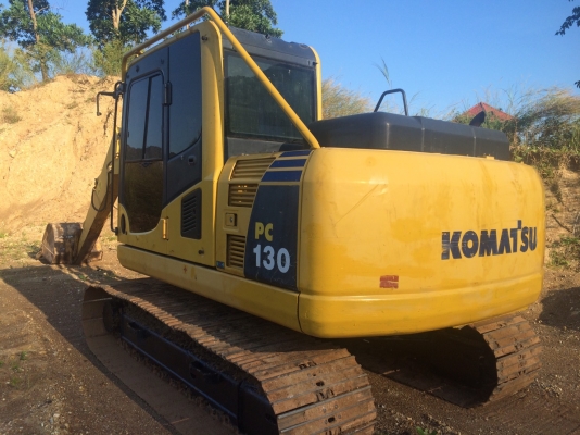 ขายรถแบคโฮ KOMATSU PC130-8 เอกสารใบแจ้งจำหน่าย ไมล์ 6387 ชม.ราคา 1650000