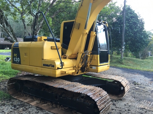 ขายรถแบคโฮ KOMATSU PC130-8 เอกสารใบแจ้งจำหน่าย ไมล์ 6387 ชม.ราคา 1650000