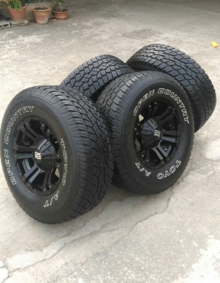 ขายล้อ XD 16x8 ออฟ 0 พร้อมยาง AT 265/70/16 สวยๆ ครับ ขายล้อ XD 16x8 ออฟ 0 พร้อมยาง AT 265/70/16 สวยๆ ครับ