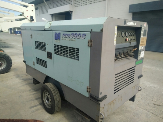 เครื่องปั๊มลม Airman PDS390S แบบ2ล้อลากจูง
