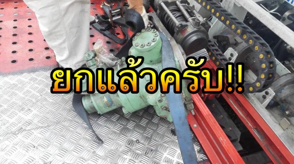 ** SOLD ** มอเตอร์ปั้มไฮดรอลิคห้าดาวญี่ปุ่น KAWASAKI Made in JAPAN สภาพสวยสดใหม่น้ำมันใสๆพร้อมใช้งาน