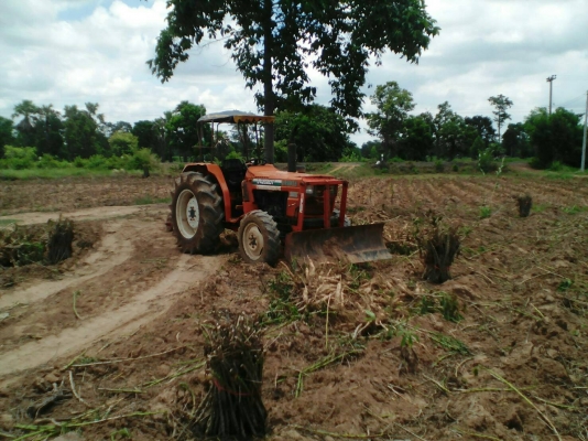 รถไถ42แรงเทอโบทรงพลังพร้อมใช้งานสุดๆตัวรถใบดันผานบุกเบิก
