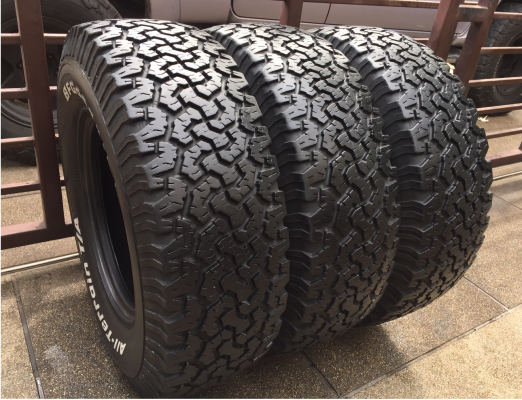 ยาง All BF Goodrich 265 75 16 กลางปี11 3เส้น ดอกเต็มยังพอมีหนวด ไม่มีปะ ราคาไม่แพง