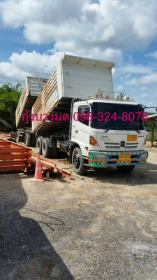 ขายรถพ่วง HINO FM8JNLD เครื่อง 251 แรง ปี 55 กระบะดัมพ์สามมิตร ลูก 2 เพลา ยางดีไมล์น้อย 190,xxx ทะเบียนพร้อม ขายรถพ่วง HINO FM8JNLD เครื่อง 251 แรง ปี 55 กระบะดัมพ์สามมิตร ลูก 2 เพลา ยางดีไมล์น้อย 190,xxx ทะเบียนพร้อม