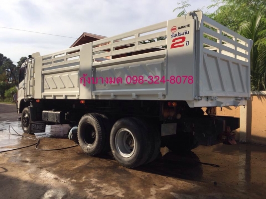 ขายรถสิบล้อดัมพ์ Hino mega เครื่อง 320 แรง ปี 46 กระบะดัมพ์สามมิตร ยางดี มีระบบลากพ่วง ทะเบียนพร้อม ขายรถสิบล้อดัมพ์ Hino mega เครื่อง 320 แรง ปี 46 กระบะดัมพ์สามมิตร ยางดี มีระบบลากพ่วง ทะเบียนพร้อม