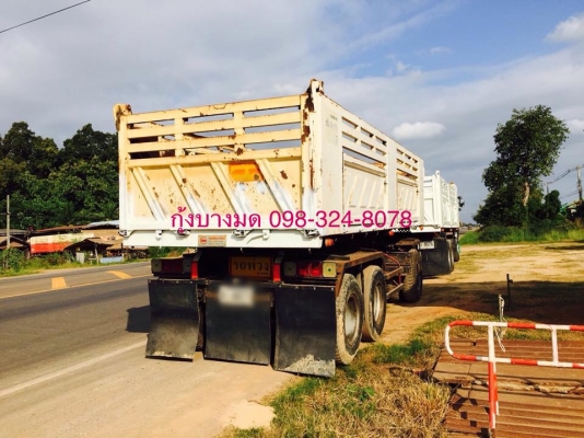 ขายรถพ่วงดัมพ์ HINO เครื่อง 344 แรง ปี 55 กระบะดีมพ์สามมิตร ลูก 3 เพลาแท้ ยางดี ทะเบียนพร้อม ขายรถพ่วงดัมพ์ HINO เครื่อง 344 แรง ปี 55 กระบะดีมพ์สามมิตร ลูก 3 เพลาแท้ ยางดี ทะเบียนพร้อม