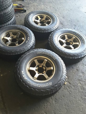 TE37 + Hankook AT 265-75-16 ปี12 สวยๆ 1ชุด TE37 + Hankook AT 265-75-16 ปี12 สวยๆ 1ชุด