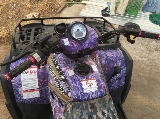 ATV 4X4 POLARIS 500 H.O.SPORTSMAN AWD WARN WINCH ATV 4X4 POLARIS 500 H.O.SPORTSMAN AWD WARN WINCH