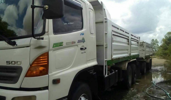 ขายรถพ่วง 22 ล้อ แม่-ลูก กระบัเหล็กคอกเกษตรดั้ม HINO 380 ปี. 52 ปรายปี รถสวยพร้อมใช้ ราคา 1900000 สน