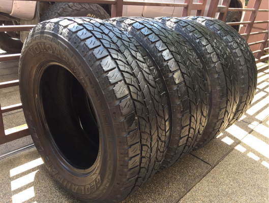 ยาง All Yokohama 265 65 17 กลางปี14 ดอกเยอะ พร้อมใช้งาน ราคาไม่แพง