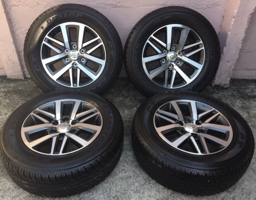 ล้อแม็กป้ายแดง ขอบ18 ฟอร์จูนเนอร์ พร้อมยาง 265-60-18