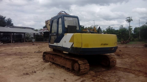 แบคโฮKOBELCO SK120 MARK (มาร์ค3) พิมพ์นิยม เครื่อง+ปั้ม ดีแรง ไฟฟ้าจอกล่อง ครบ ขาดมอเตอร์คันเร่ง บูมอาร์มสวย เอวมีขยับนิด ช่วงล่าง70\% พร้อมใช้งาน ขายตามสภาพ เอกสารใบแจ้งจำหน่าย **ขาย KOBELCO SK120 MARK-3 แบคโฮพิมพ์นิยม สภาพดี มีใบแจ