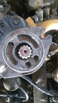 ขายปั๊มไฮดรอลิค ใส่รถแมคโค PC-30-3-5 ปั๊มตอนครึ่ง 12 ฟัน ถอดออกจากรถ รับประกัน