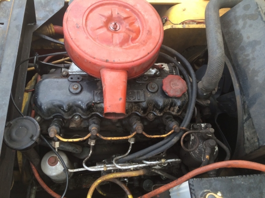 ขายด่วน รถโพลคลิฟ ยี่ห้อ TCM FD2.0 เสาสูง4เมตร สภาพเก่านอก พร้อมใช้งาน เครื่องดีเชล ISUZU พรออมใช้งาน