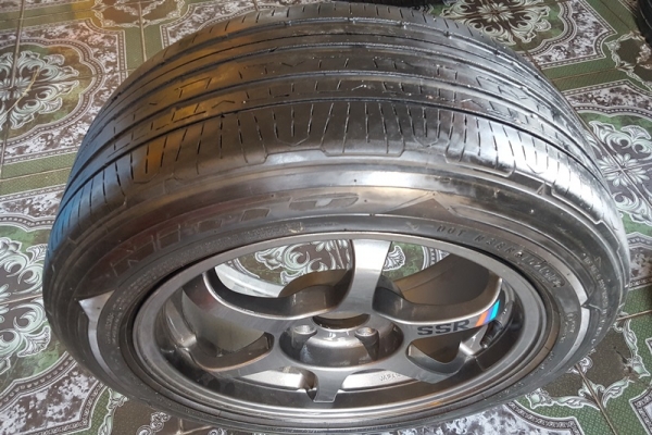 ขายล้อSSR ขอบ15 4รู100 หน้า7 พร้อมยาง 4 ล้อ