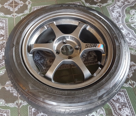 ขายล้อSSR ขอบ15 4รู100 หน้า7 พร้อมยาง 4 ล้อ