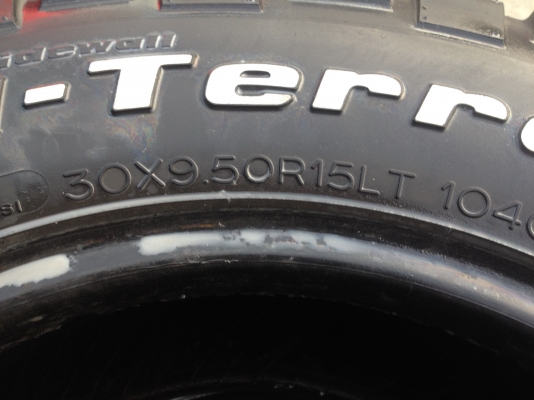 ขายยางbf30x9.5x15