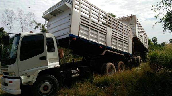 ขายรถพ่วง 18 ล้อ แม่-ลูก กระบะเหล็กคอกสูงดั้ม ISUZU 270 ปี.48 วางเครื่อง 320 แรง ลงเล่มแล้ว ราคา 1550000 ต่อรอง สนใจรีบโทรจองด่วน ขายรถพ่วง 18 ล้อ แม่-ลูก กระบะเหล็กคอกสูงดั้ม ISUZU 270 ปี.48 วางเครื่อง 320 แรง ลงเล่มแล้ว ราคา 1550000 ต่อรอง สนใจรีบโทรจองด่วน