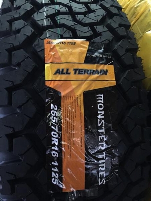 ยางใหม่ 265-70R16