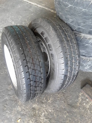 ล้อกะทะเพลาลอย ขอบ 14 สภาพป้ายแดง สวยๆ มี 2ล้อ ล้อกะทะเพลาลอย ขอบ 14 สภาพป้ายแดง สวยๆ มี 2ล้อ