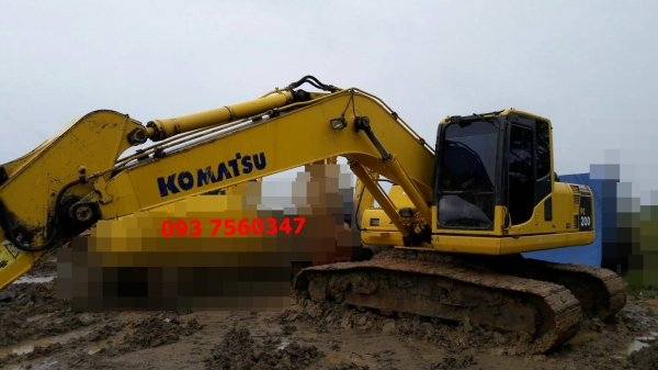 ขายรถแบคโฮ KOMATSU PC200-8 ไมล์14,XXX ชม.ปี 2008