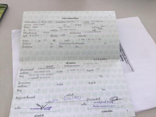 ขายHonda click i 110 cc. รถปี52