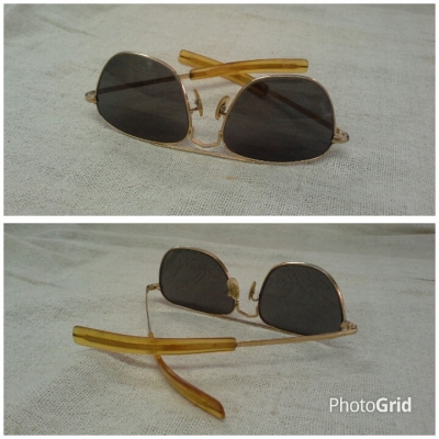 แว่นตาอเมริกันวินเทจเสืออากาศ รุ่นหายาก! Original COMMAND handmade in USA 23 K แว่นตาอเมริกันวินเทจเสืออากาศ รุ่นหายาก! Original COMMAND handmade in USA 23 K