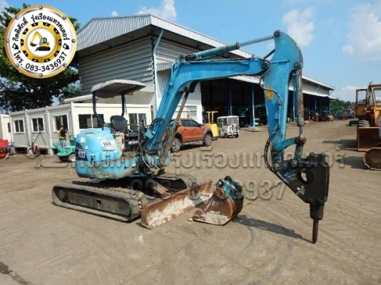 ขายด่วนรถขุดยอดนิยม HITACHI ZX40U (พร้อมหัวกระแทก+บุ้งกี๊)เครื่องดี ปั้มดี ช่วงล่างสวย เอวแน่น #เปลี่ยนแทรคเหล็กมือหนึ่งให้ใหม่ #เก็บสีให้ใหม่ทั้งคัน เป็นรถเก่านอกนำเข้าจากญี่ปุ่นแท้ 100\% เอกสารใบอินวอย ราคา 520,000 บาท