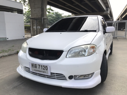 2005 toyota vios 1.5e สีขาว รภขับดี พร้อมใช้งาน