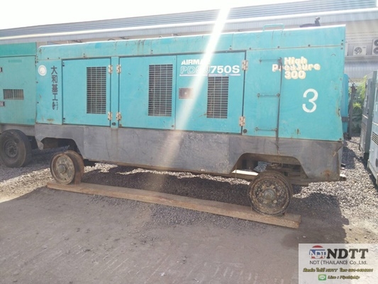 ขายปั้มลมแรงดันสูง AIRMAN PDSJ750S ลม 21บาร์ นำเข้าจากญี่ปุ่น ขายไม่แพงครับ BY NDTT 061-419-4021 ไปป์ครับ