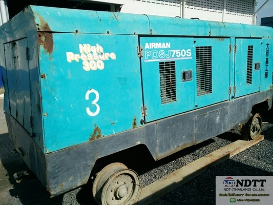 ขายปั้มลมแรงดันสูง AIRMAN PDSJ750S ลม 21บาร์ นำเข้าจากญี่ปุ่น ขายไม่แพงครับ BY NDTT 061-419-4021 ไปป์ครับ