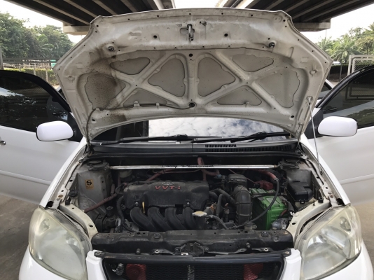 2005 toyota vios 1.5e สีขาว รภขับดี พร้อมใช้งาน ไม่เคยติดแก็ซ