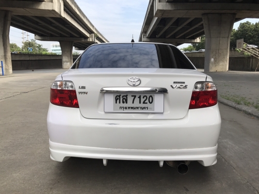 2005 toyota vios 1.5e สีขาว รภขับดี พร้อมใช้งาน ไม่เคยติดแก็ซ