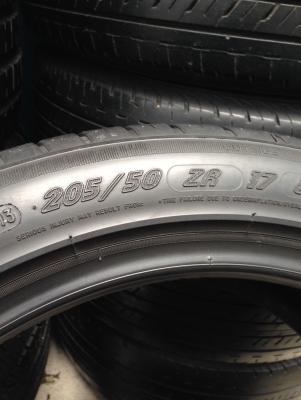 ขายยางคู๋ Michelin 205 50 r17 ปี13 T.061-9030026 Idline poo0619030026