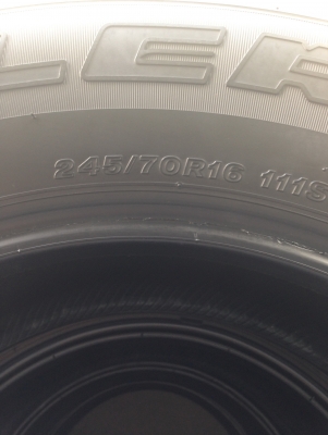 Bridgestone 245 70 r16 ปี12 1ชุดT.061-9030026 Idline poo0619030026 Bridgestone 245 70 r16 ปี12 1ชุดT.061-9030026 Idline poo0619030026