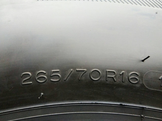 ขายยางใหม่ 265/70R16 มิชลิน ยางปลายปีสัปดาห์ที่46ปี14 ใหม่มาก จำนวน 4 เส้น 11900