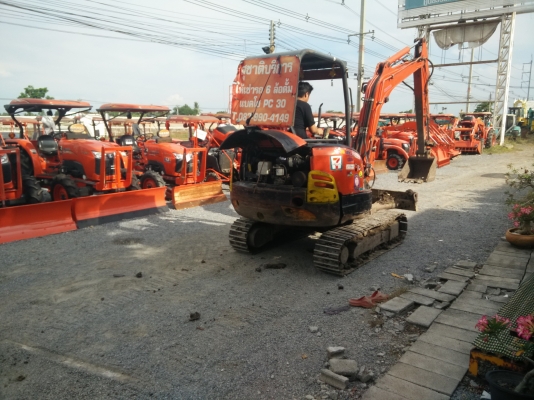 รถขุดเล็ก KUBOTA KX91-3S2 ตามสภาพ ใช้งานดีทุกระบบ เครื่องดี ปั้มดี สนใจติดต่อสันต์ 092-2603737