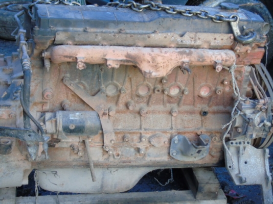 เครื่องยนต์6he1 195 ข้อเหวี่ยงขาด ตามสะภาพ พร้อมเอกสาร