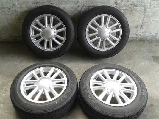 ล้ออีสุ ขอบ16นิ้ว6รู พร้อมยาง ชุดนี้ ราคา 5900 บาท