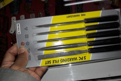 ขายตะไบชุด5ด้าม TOPMAN MADE IN JAPAN.ใหม่เก่าเก็บ