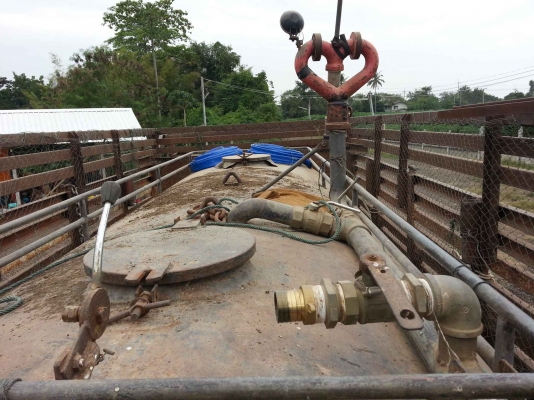 ขายแท้งน้ำ 7,000 ลิตร เครื่องอีซูซูมังกรทองสูบน้ำ หัวฉีดดับเพลิง ฉีดไกลมาก