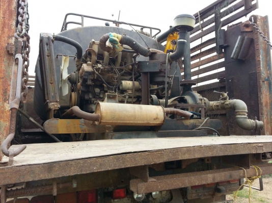 ขายแท้งน้ำ 7,000 ลิตร เครื่องอีซูซูมังกรทองสูบน้ำ หัวฉีดดับเพลิง ฉีดไกลมาก