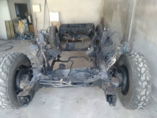 แชสซีส vx80 พร้อมช่วงล่าง คานหน้าหลัง สปิรงครบชุด