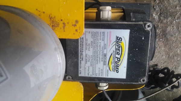 ขาย !! ปั้มน้ำมิตซู ขนาด650w.220v. สภาพพร้อมใช้งาน