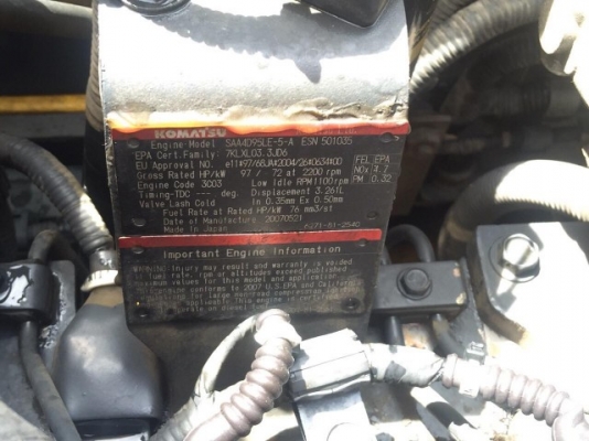 ขายรถแบคโฮ KOMATSU PC138US-8 ปี 2007 รถนอกนำเข้าเองจากญี่ปุ่น สภาพสวยพร้อมใช้งาน มีVDOการทำงานครับ