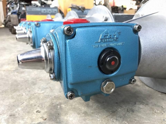 ** SOLD ** ปั้มฉีดน้ำแรงดันสูง CAT PUMPS Made in USA รุ่น 241 มอเตอร์ BALDOR 3 HP 380V สภาพใสๆพร้อมใช้