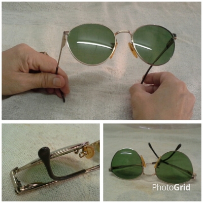 แว่นตาอิตาเลียนวินเทจ &#039;หยดน้ำ จอห๋น เลนนอน&#039; ยุค &#039;70s Vintage LUXOTTICA KLIXX handmade