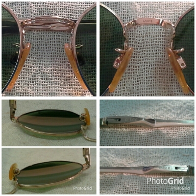 แว่นตาอิตาเลียนวินเทจ &#039;หยดน้ำ จอห๋น เลนนอน&#039; ยุค &#039;70s Vintage LUXOTTICA KLIXX handmade