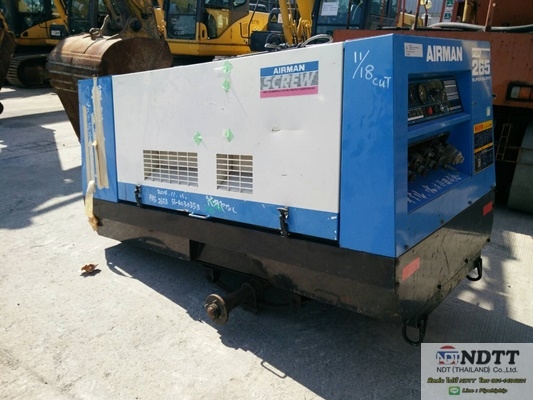 ขายปั้มลม AIRMAN PDS265S ลม 7บาร์ นำเข้าญี่ปุ่น BY NDTT พร้อมเทสระบบครับ 061-4194021(ไปป์) ขายปั้มลม AIRMAN PDS265S ลม 7บาร์ นำเข้าญี่ปุ่น BY NDTT พร้อมเทสระบบครับ 061-4194021(ไปป์)