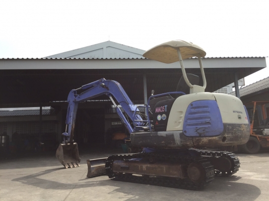 รถขุด Mitsubishi MM35T มือสองนำเข้าจากญี่ปุ่น สภาพพร้อมใช้งาน